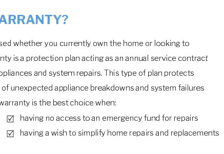 what is home warranty insurance